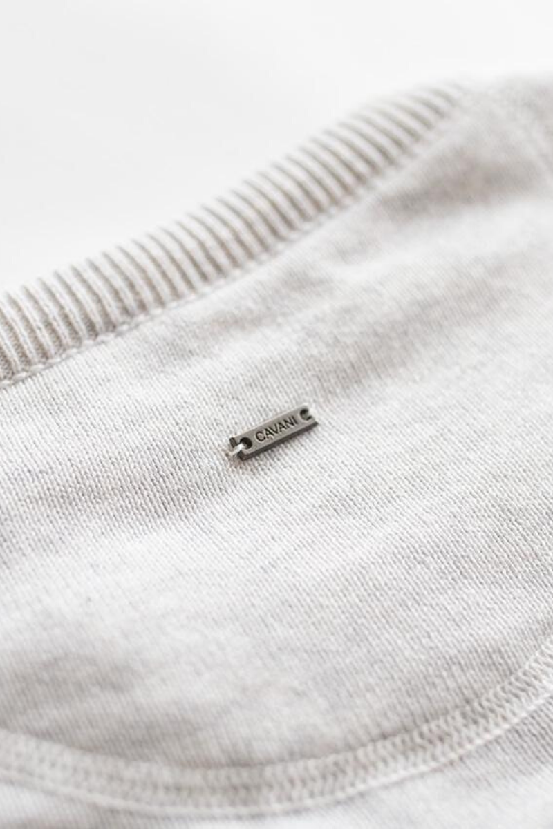 HOUSE OF CAVANI ECRU CREWNECK KNIT