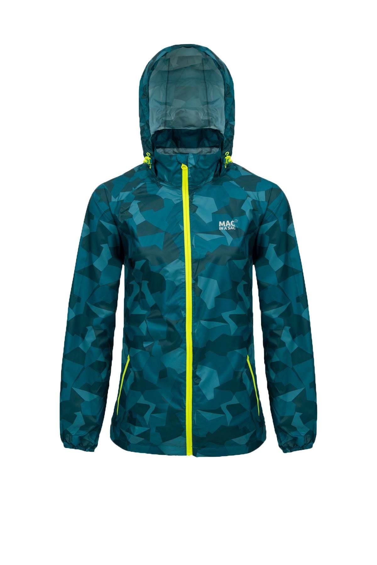 Mac In A Sac Edition Waterproof Jacket In Teal Camo @ www.millscountrystore.com