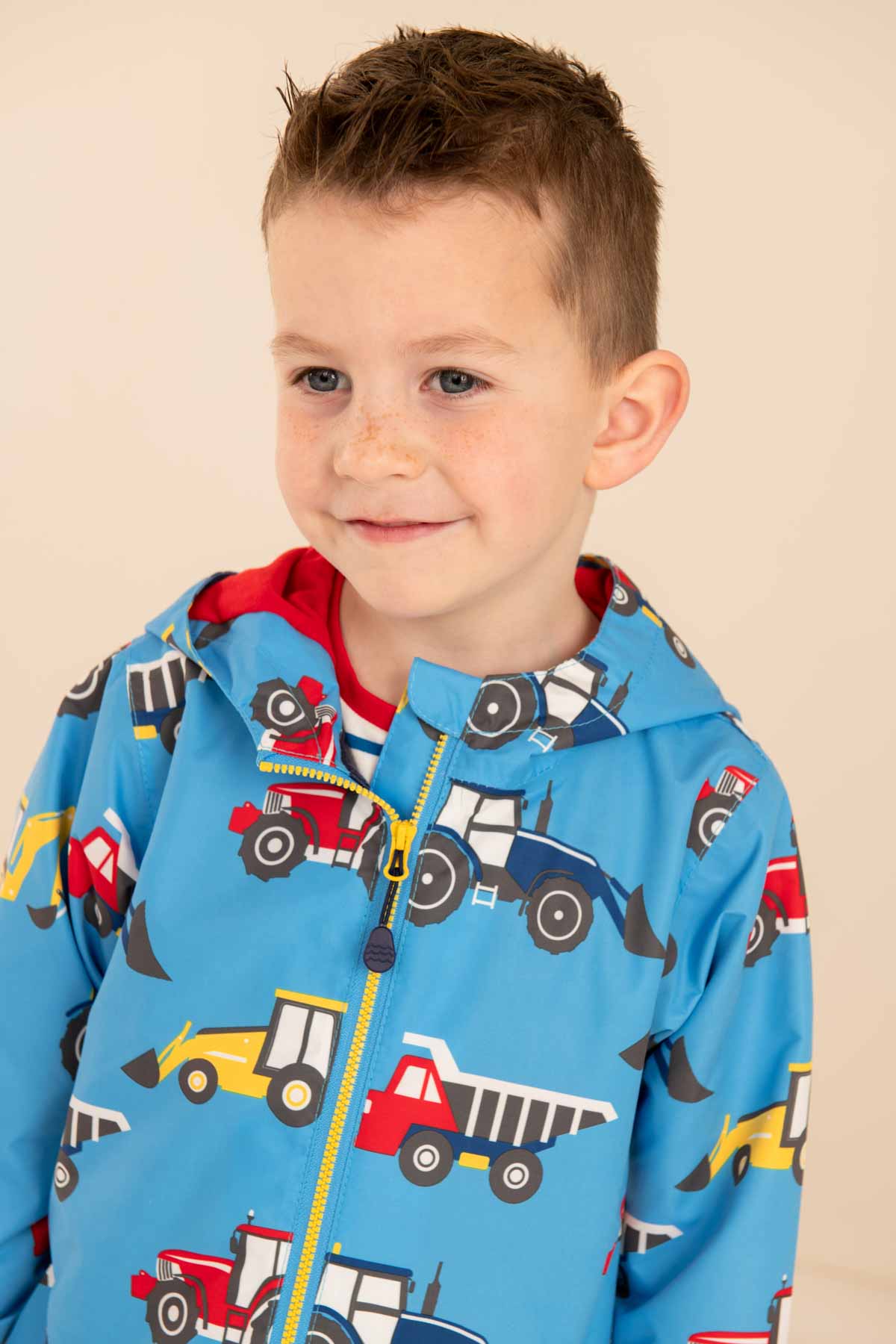 Lighthouse Boys Ethan Waterproof Coat Tractor & Digger