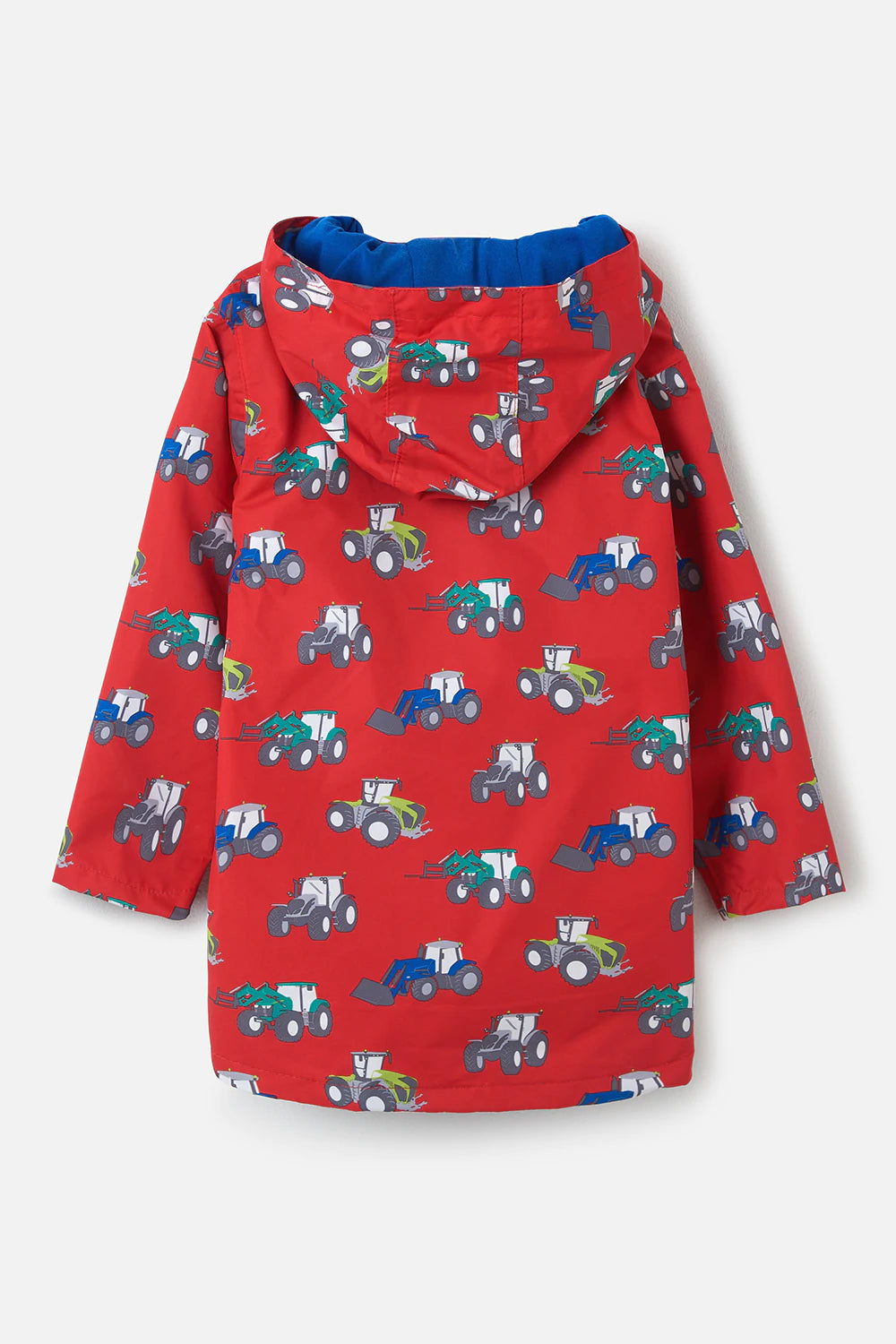 Lighthouse Boys Ethan Waterproof Coat Tractor & Digger in red