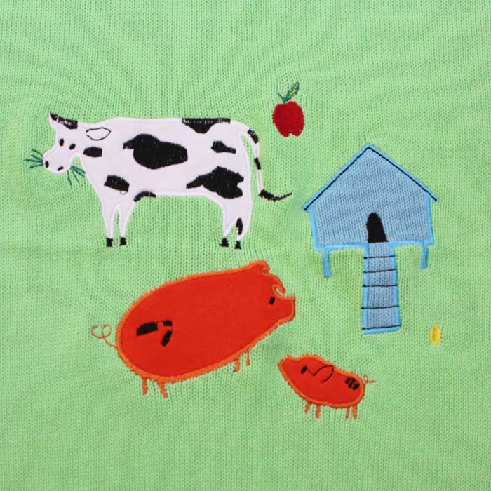 Powell Craft Farmyard Pram Blanket