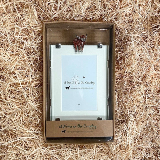 Highland Cow - Rectangle Frame - 4"x 6" Picture Size