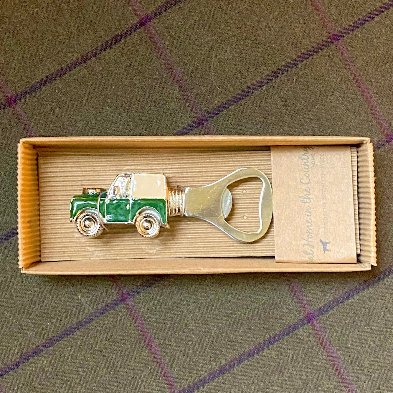 Green Vintage 4x4 Jeep - Bottle Opener
