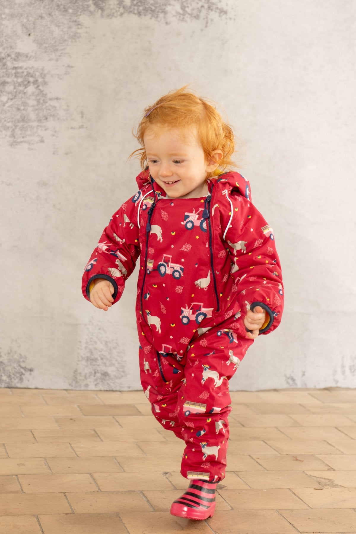 Lighthouse Jamie Puddle Suit - Pink Farm Life