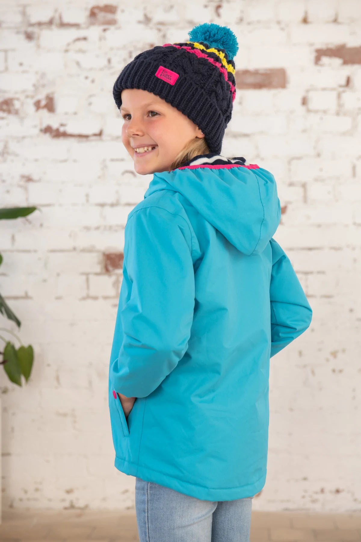 Lighthouse Girls Amelia Coat - Bright Teal