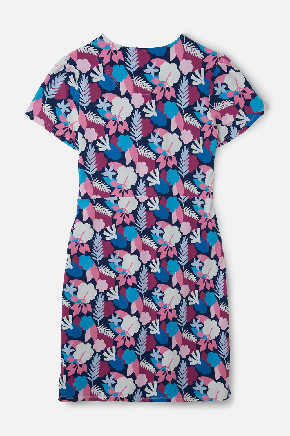 Lighthouse Lena Dress - Night Sky Abstract Leaf