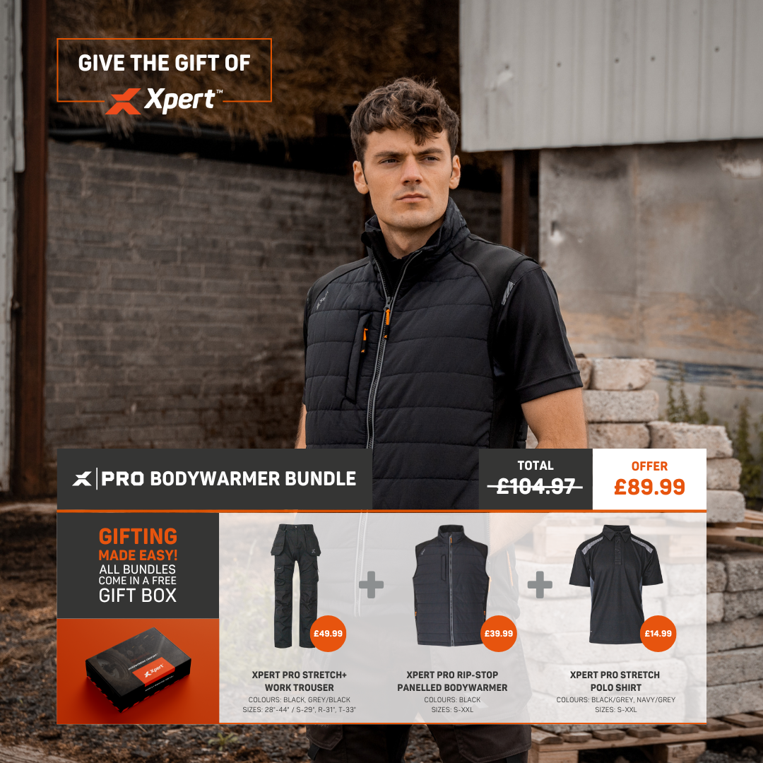 Xpert  Pro Stretch+ Work Trouser Grey / Black