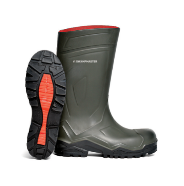 Swampmaster Champion Non-Safety PU Wellington in Dark Olive