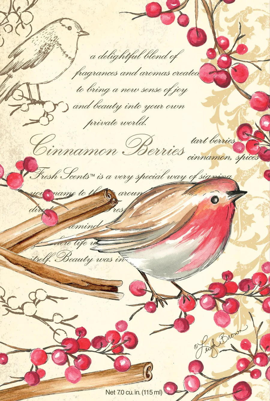 Willowbrook Cinnamon Berries Large Scented Sachet