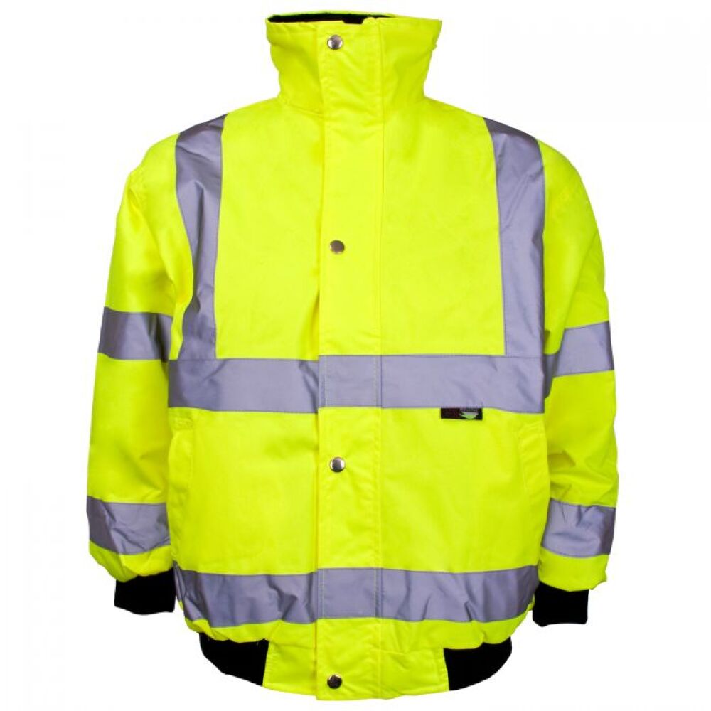 Junior Kids  Hi - Viz Bomber Jacket Yellow