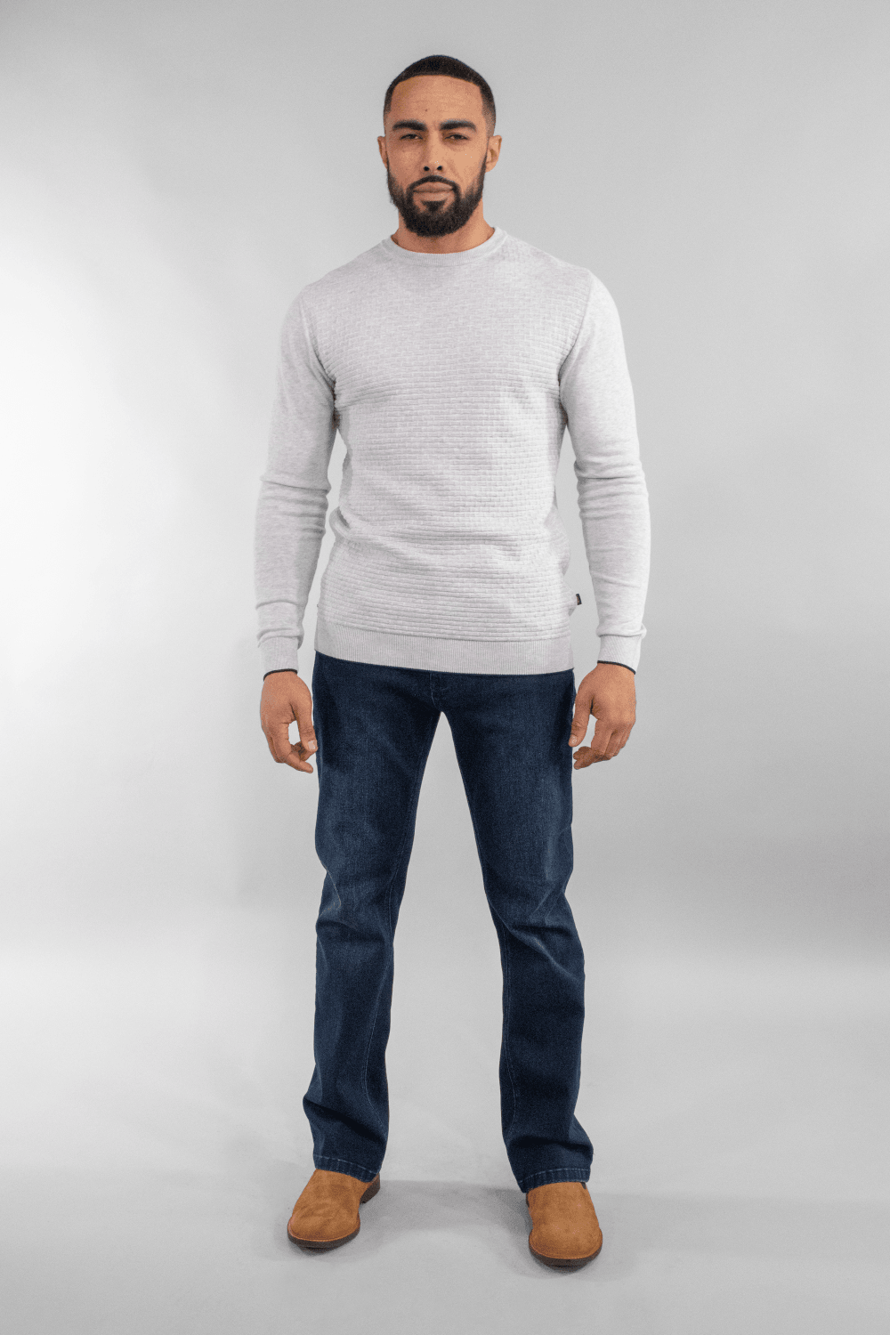 Cavani Dempsey Navy Denim Jeans - Boot Cut