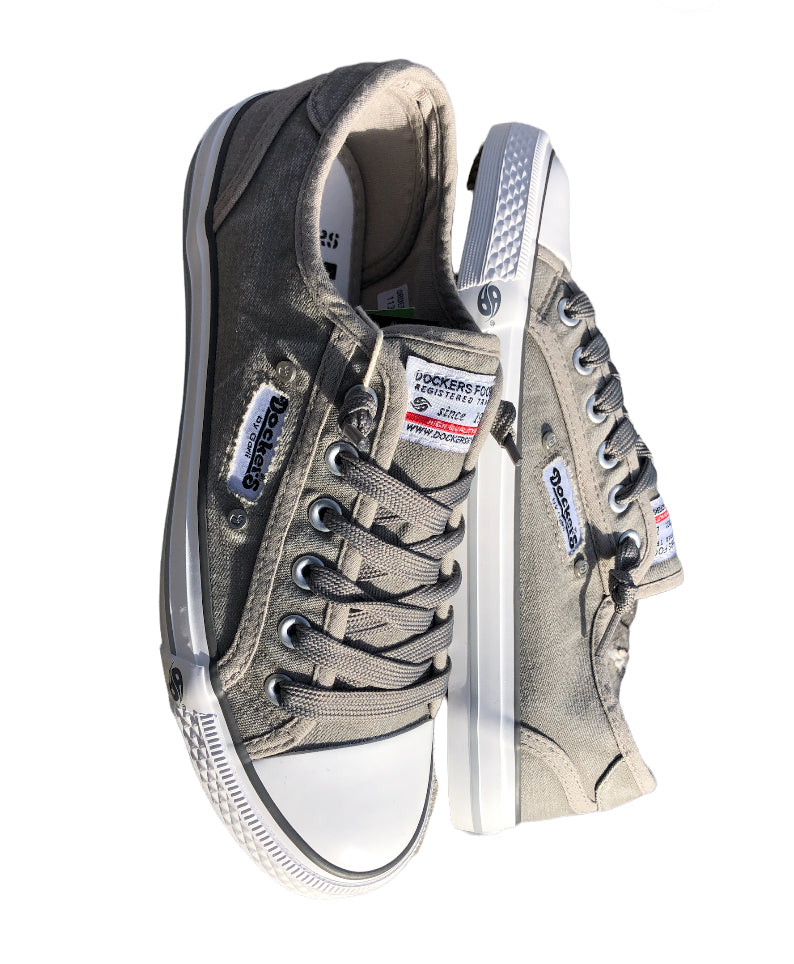 Ladies Canvas Grey Shoes / Sneakers