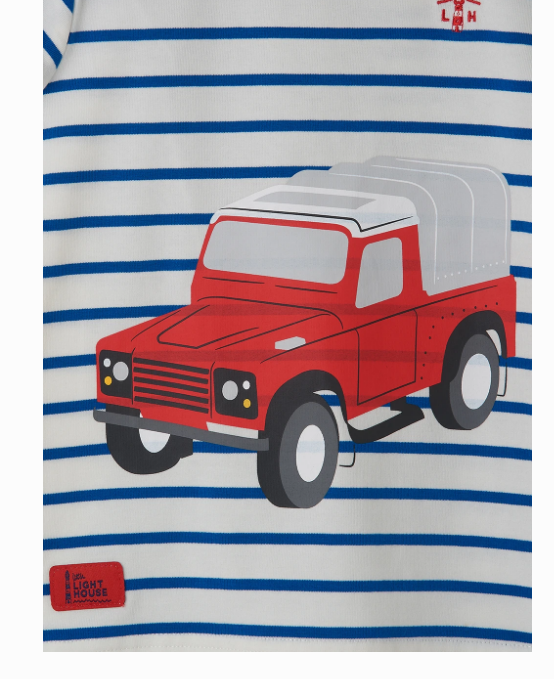 Lighthouse Boys Mason Short Sleeve Tee Shirt Landrover