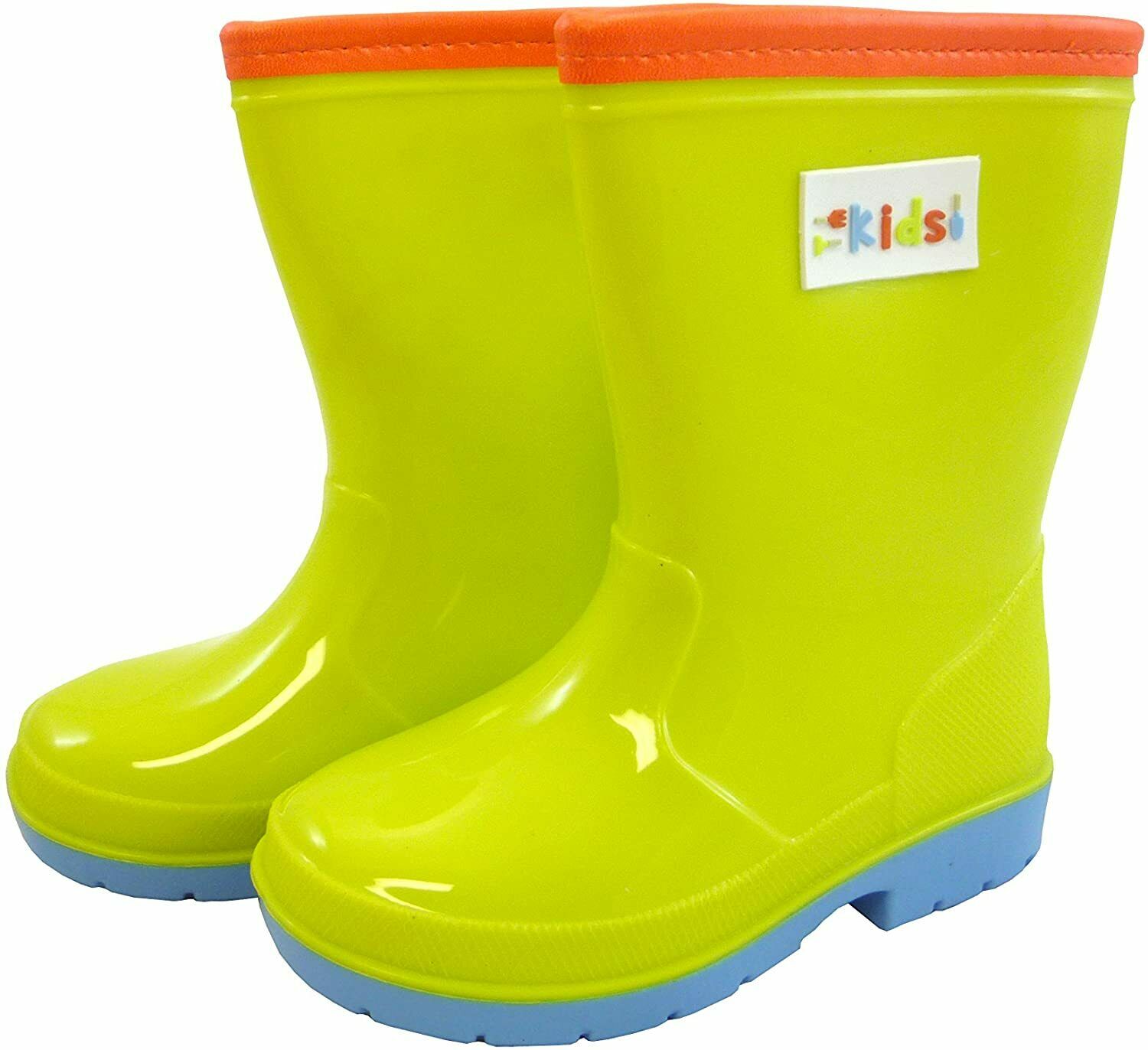 Briers Kids Neon Bright Wellington Boots