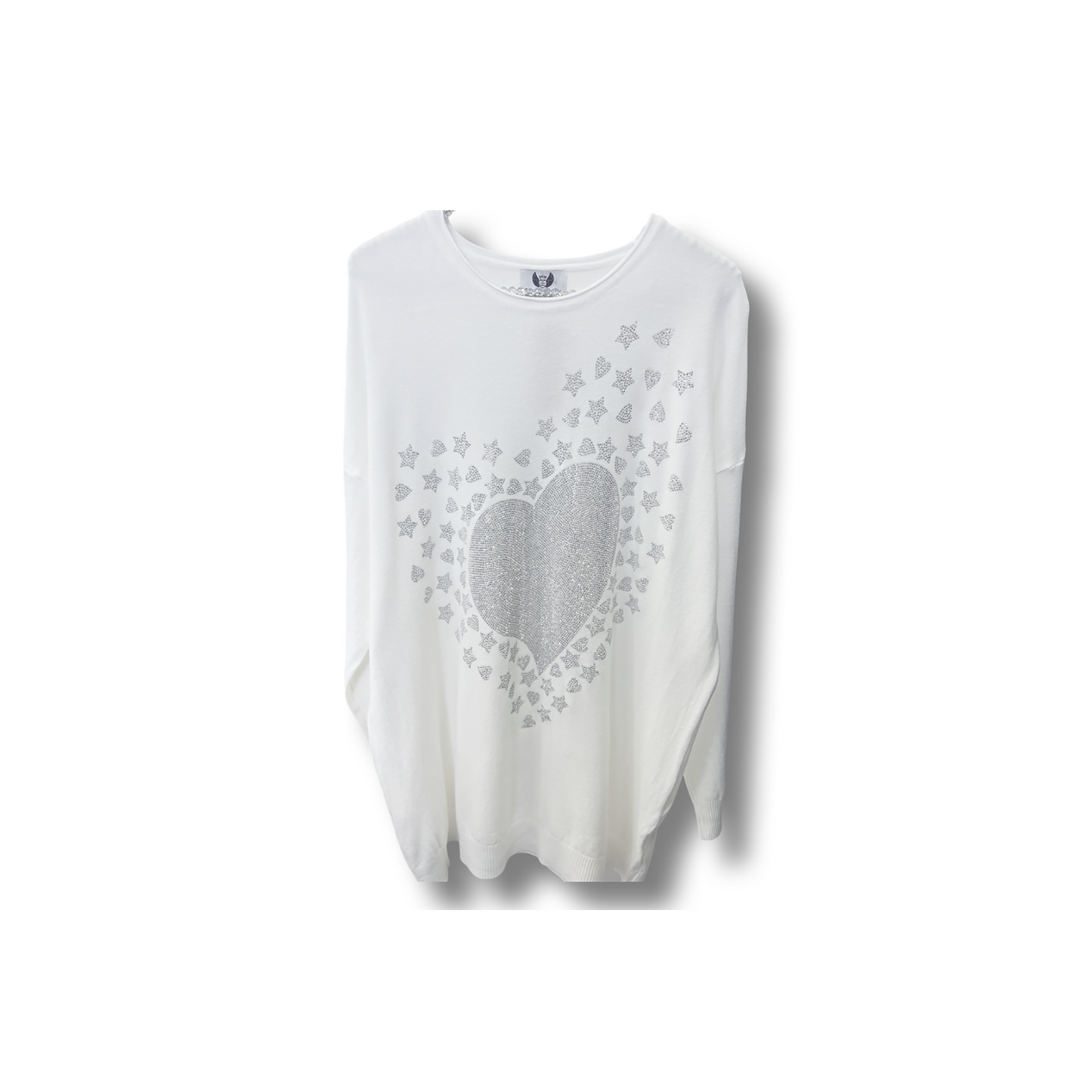 Crown de Louise  Casual Stretchy Super Soft Jumper UK  One SIZE 10 -16