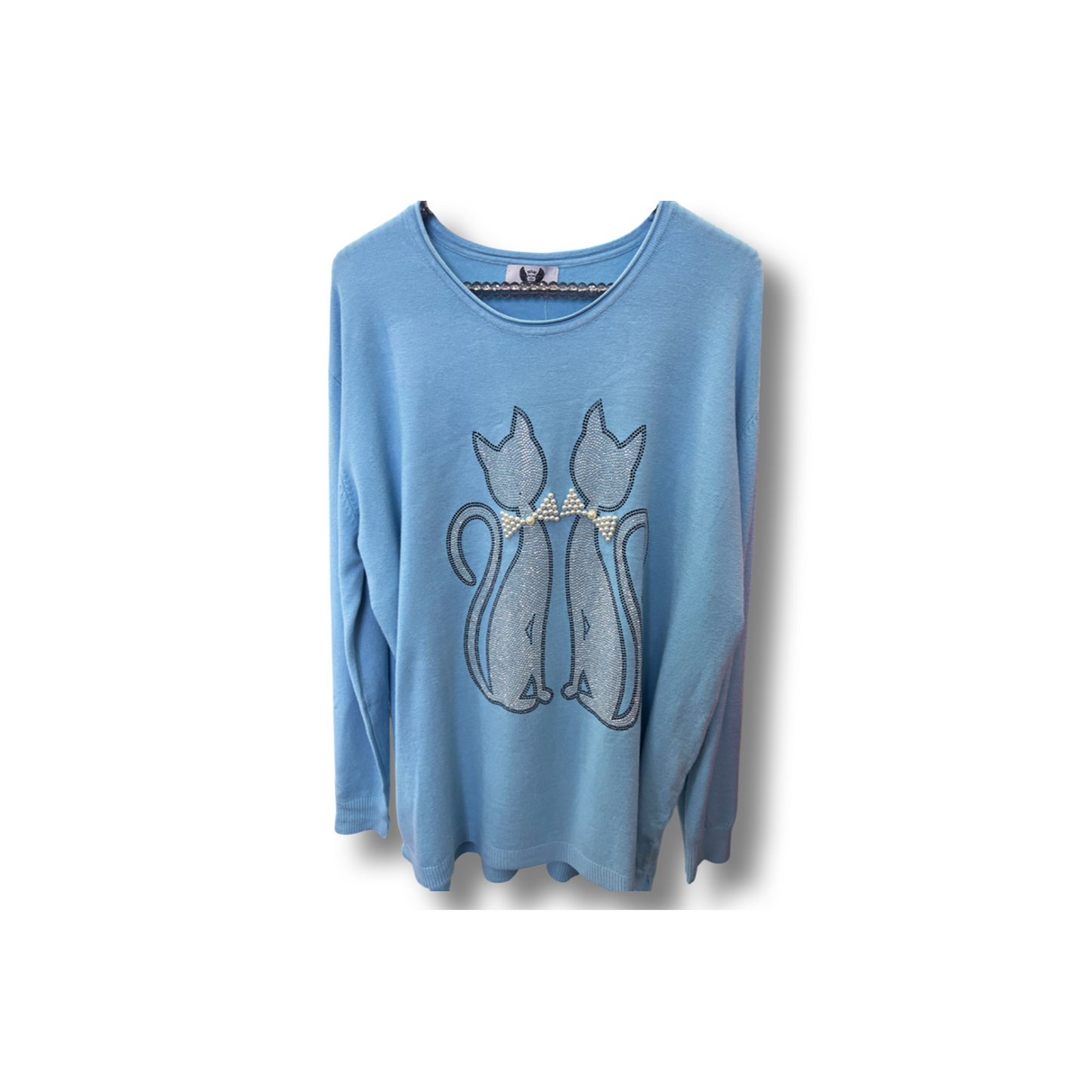 Crown de Louise  Casual Stretchy Super Soft Jumper UK  One SIZE 10 -16