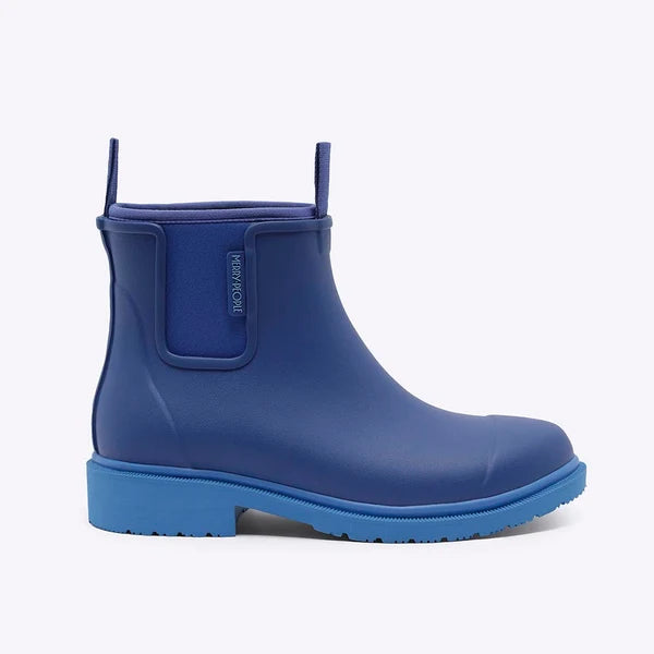 Merry People Bobbi Cobalt Blue Ankle Wellington Boot