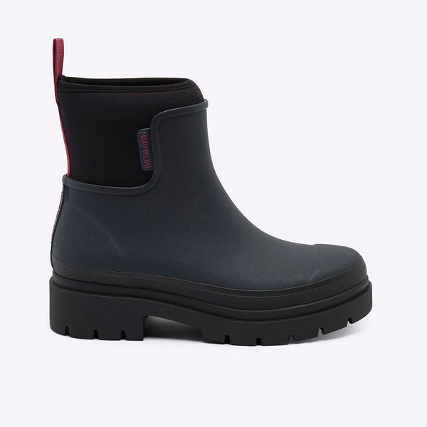 Merry People Tully Ankle Wellington Boot - Midnight & Magenta
