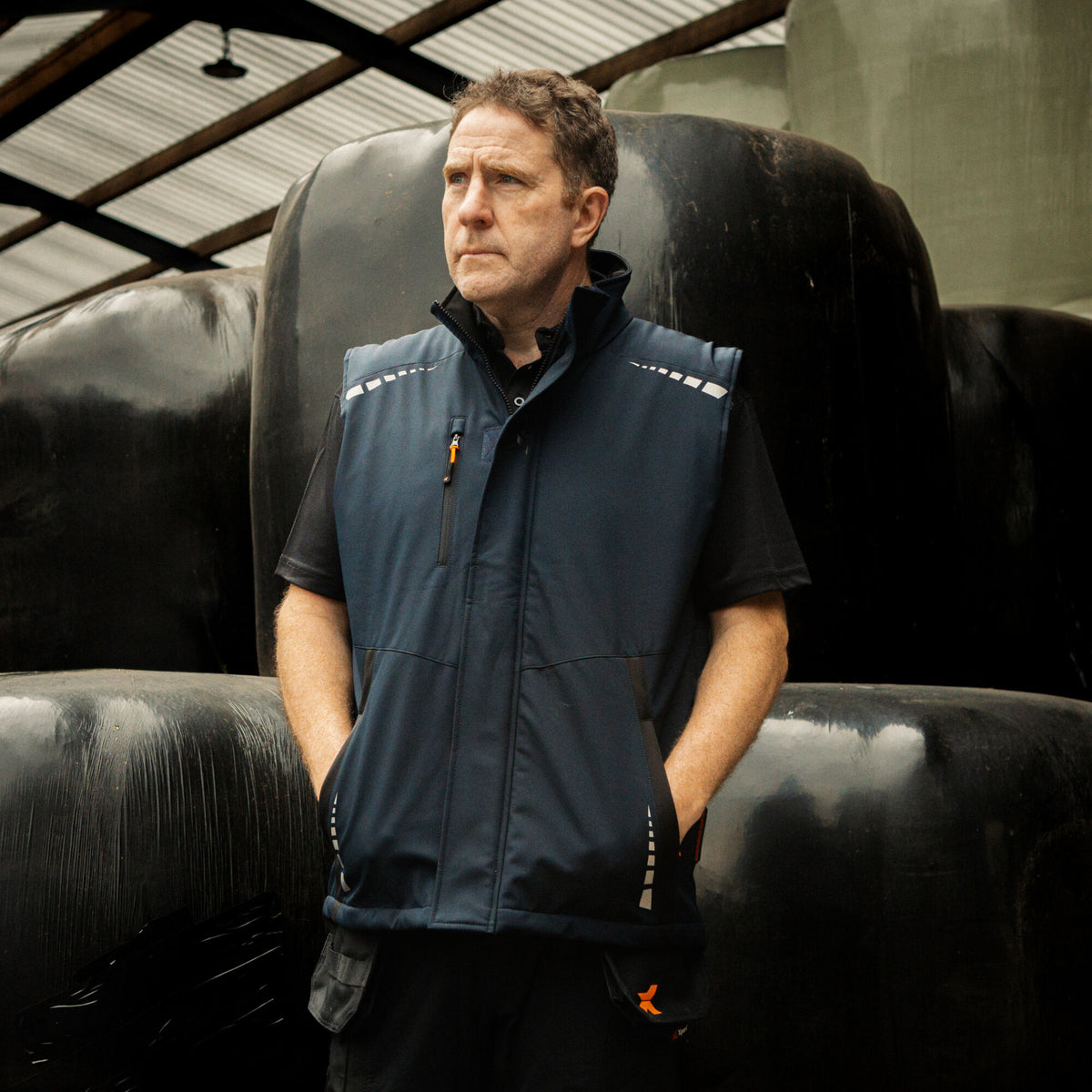Xpert Pro 3 layer TPU Tactical Bodywarmer in Navy