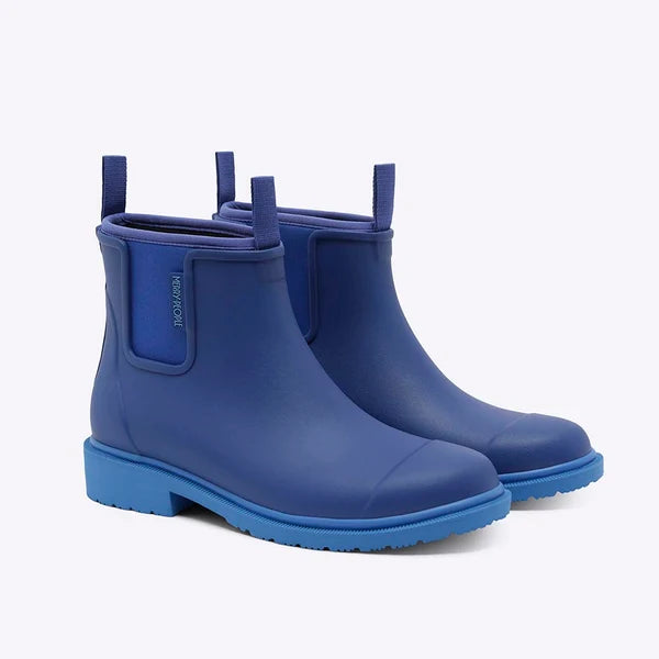 Merry People Bobbi Cobalt Blue Ankle Wellington Boot