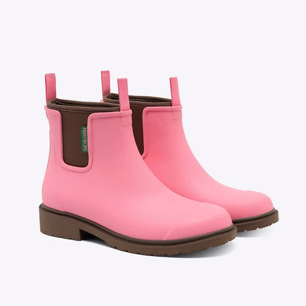 Merry People Bobbi Musk Pink Ankle Wellington Boot