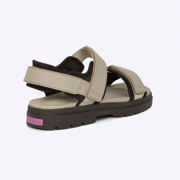 Merry People Lochie Sandal in Sand & Chocolate