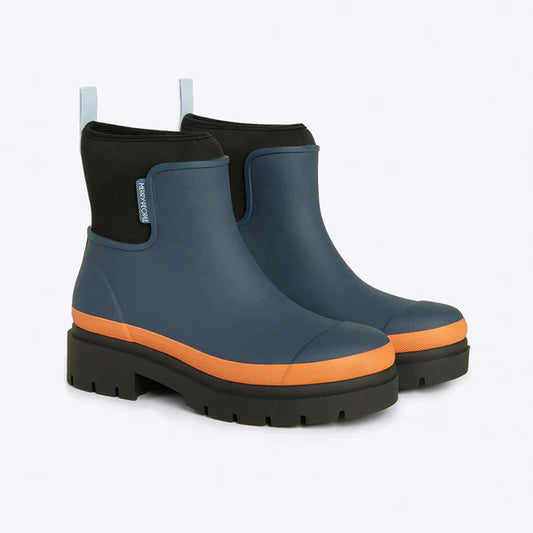 Merry People Tully Ankle Wellington Boot - Blueberry