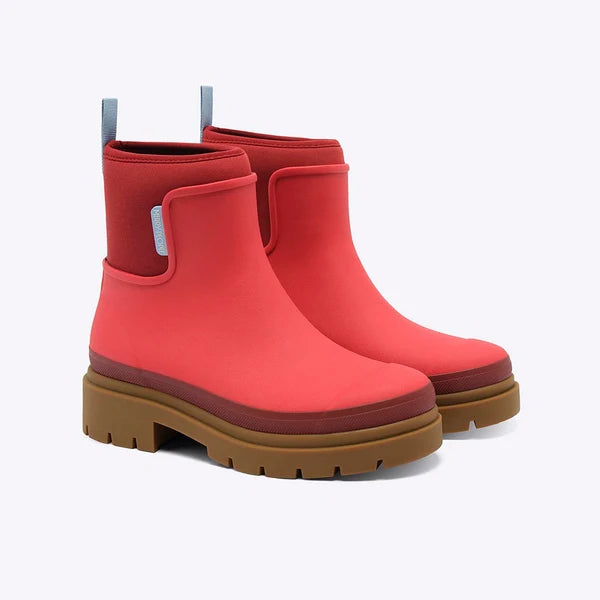 Merry People Tully Ankle Wellington Boot - Chili Red