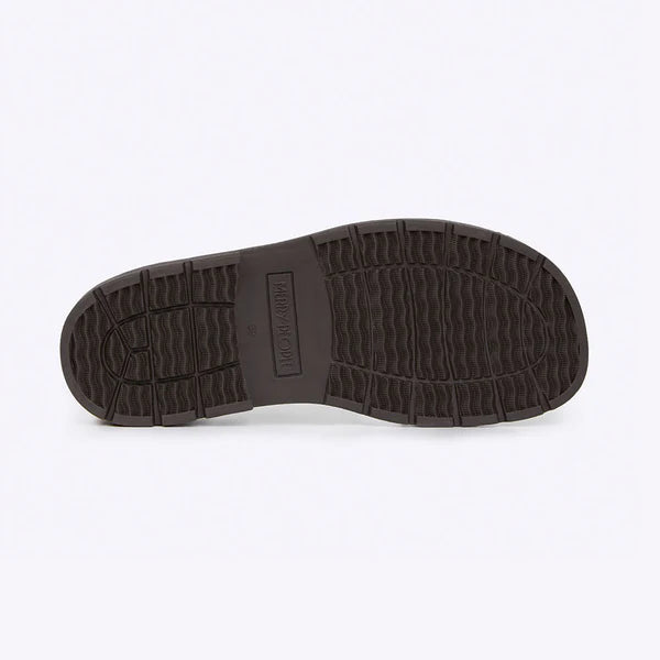 Merry People Lochie Sandal in Sand & Chocolate