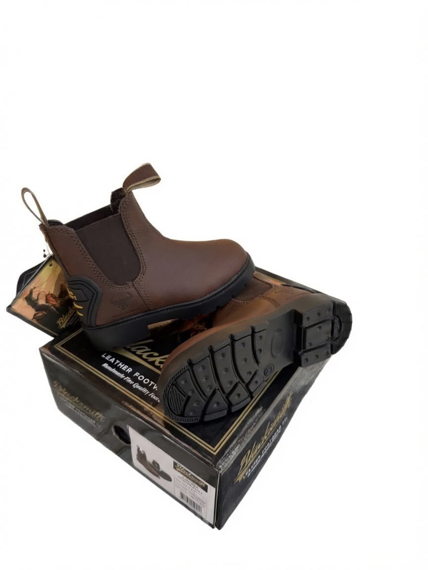 Childrens Blacksmith ME-C009 Brown Chelsea Dealer Boots