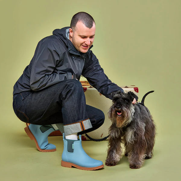 Merry People Bobbi Seafoam Ankle Wellington Boot