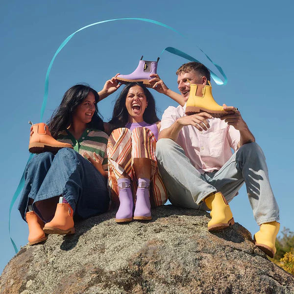 Merry People Bobbi Dusty Lilac Ankle Wellington Boot