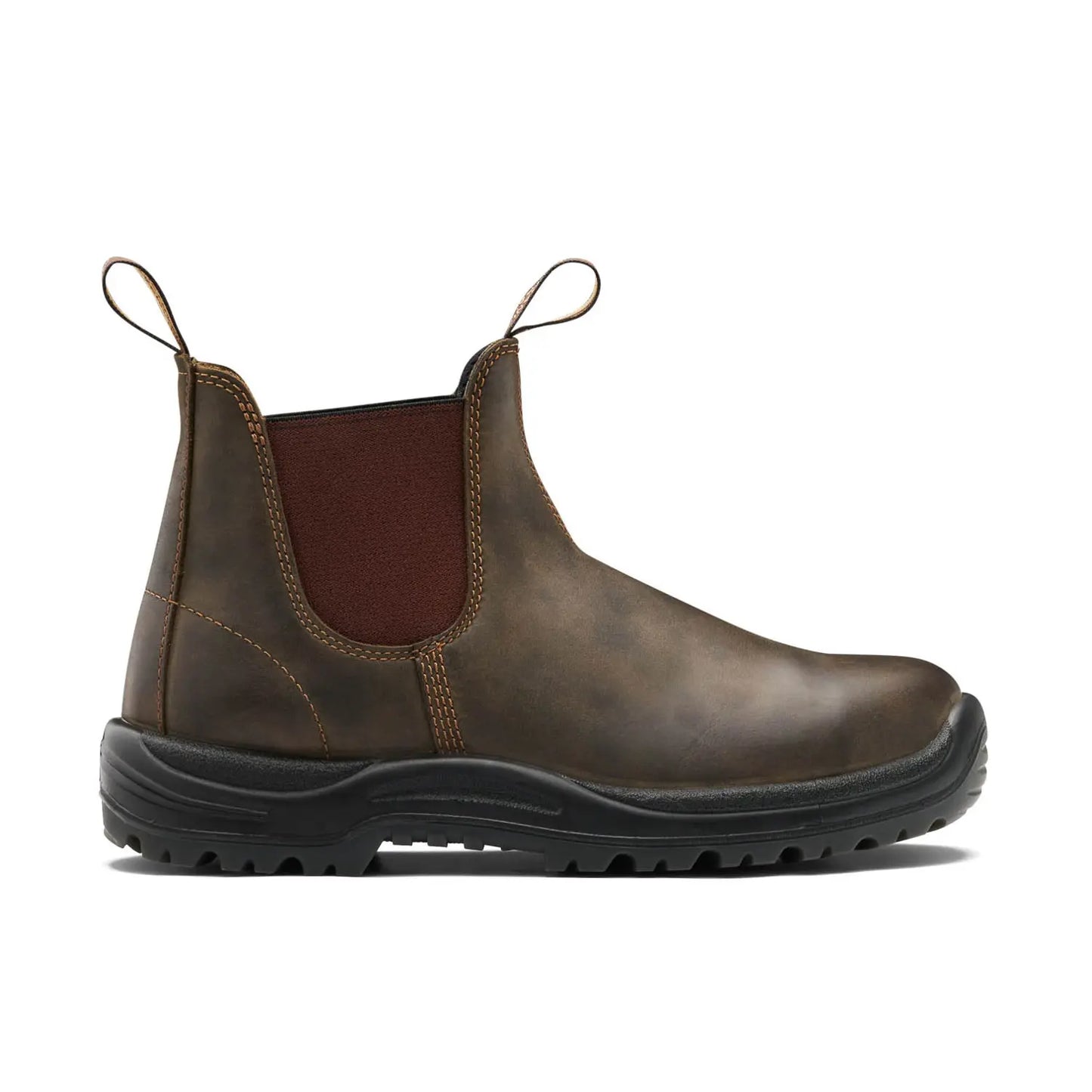 Blundstone #196 Waxy Rustic Brown Safety Boots