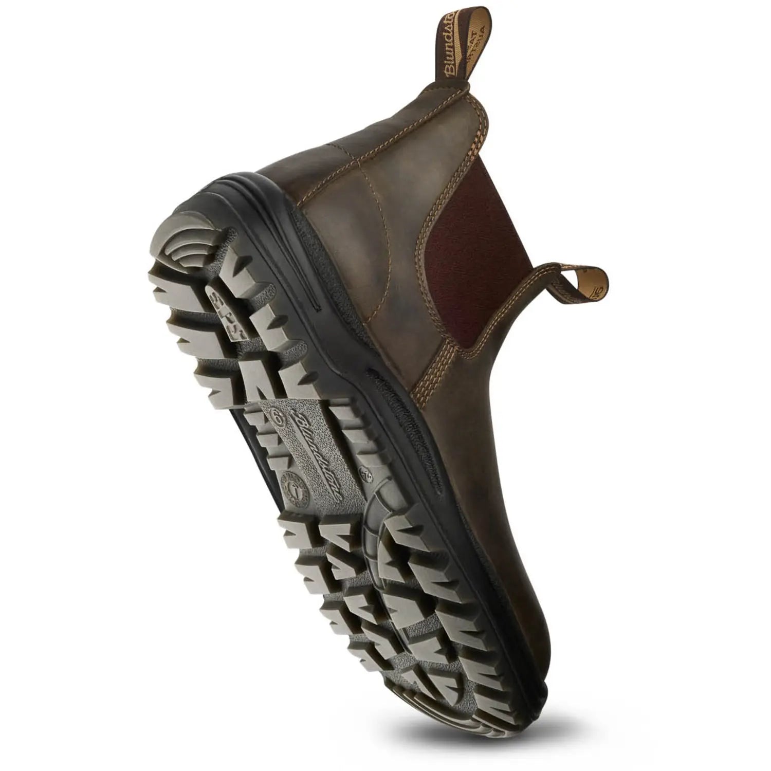 Blundstone #196 Waxy Rustic Brown Safety Boots