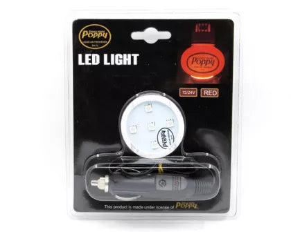 Led Poppy Base ORIGINAL Gracemate Poppy LED BASE Red with Cigarette Fitting – Mills ...