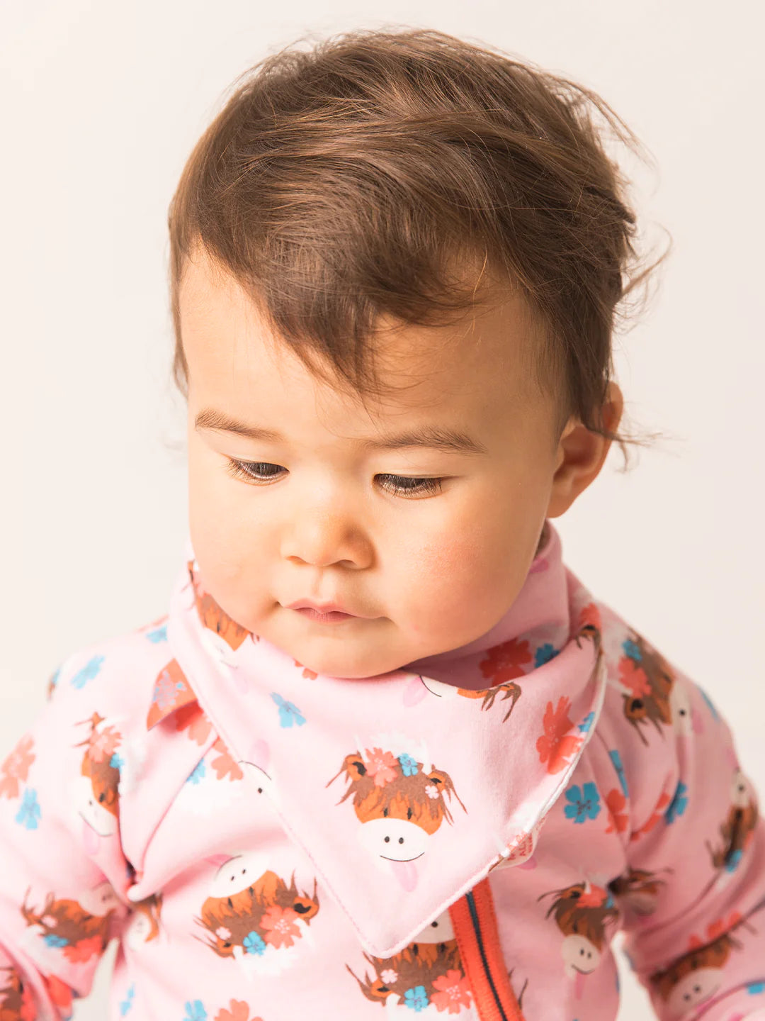 Blade & Rose Bonnie Highland Cow Bib
