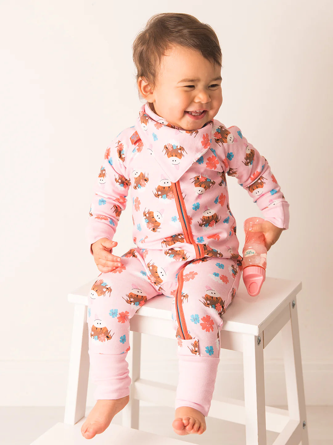 Blade & Rose Bonnie Highland Cow Romper