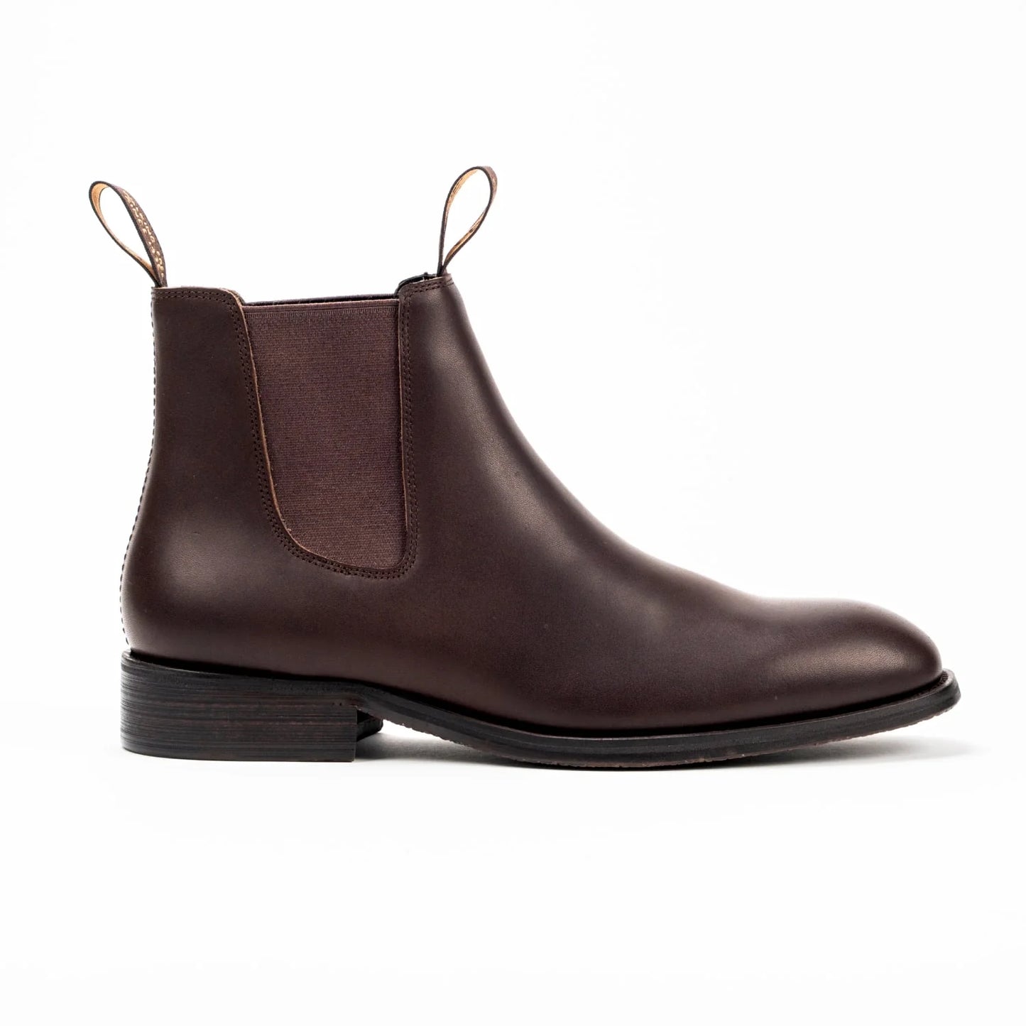 Sloane Richmond - Dark Brown Leather Chelsea Dealer Boots