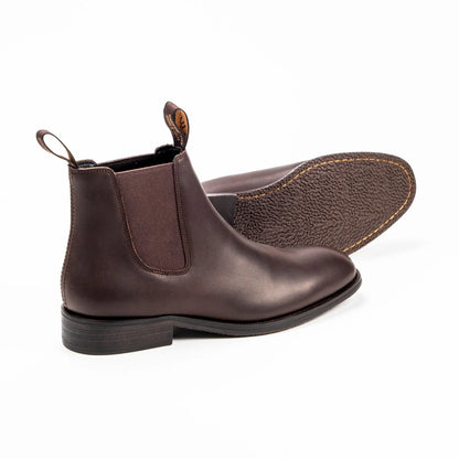 Sloane Richmond - Dark Brown Leather Chelsea Dealer Boots