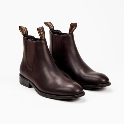 Sloane Richmond - Dark Brown Leather Chelsea Dealer Boots