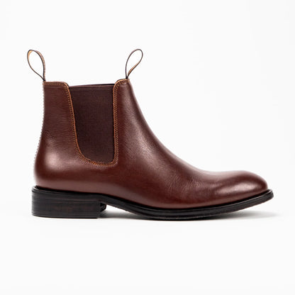 Sloane Richmond - Brown Leather Chelsea Dealer Boots
