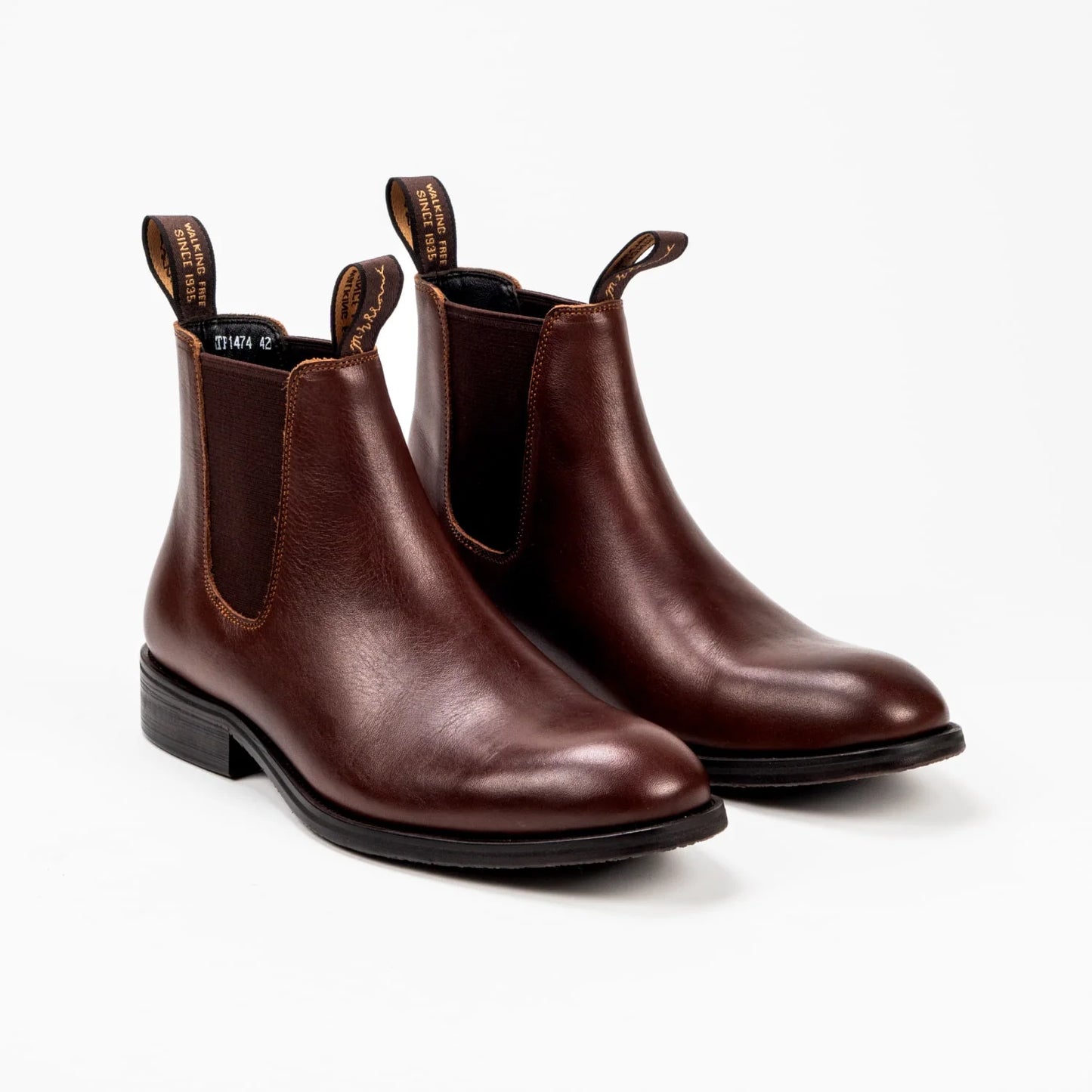Sloane Richmond - Brown Leather Chelsea Dealer Boots