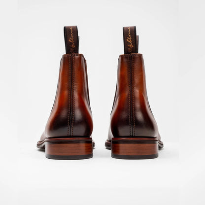 Sloane Richmond - Cognac / Tan Leather Chelsea Dealer Boots
