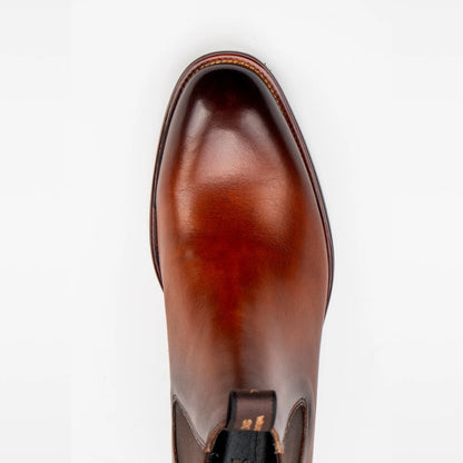 Sloane Richmond - Cognac / Tan Leather Chelsea Dealer Boots
