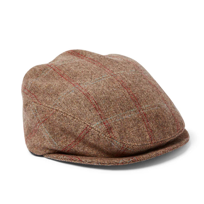Eleanor Charles - The Tweed Flat Cap in Stone Tweed