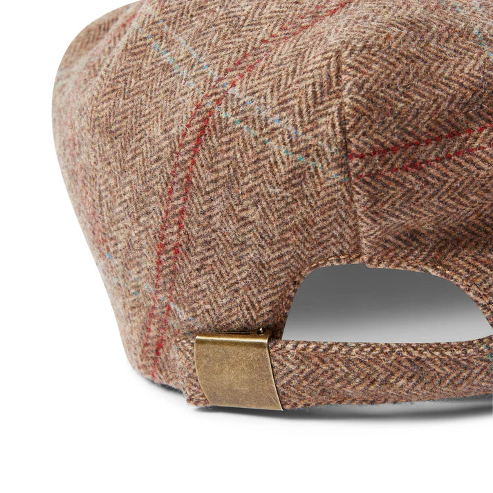 Eleanor Charles - The Tweed Flat Cap in Stone Tweed