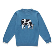Eleanor Charles - The Cow Intarsia Jumper