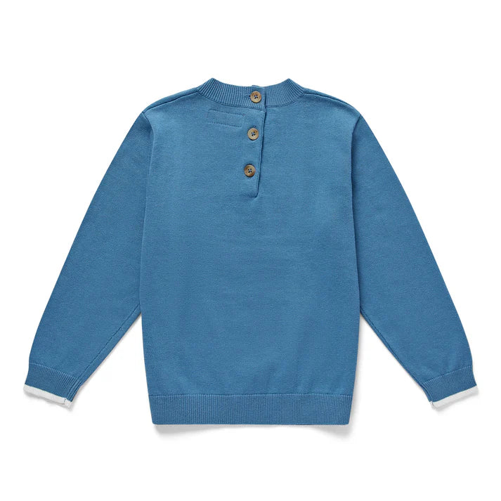 Eleanor Charles - The Cow Intarsia Jumper