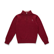 Eleanor Charles - The Quarter Zip in Burgundy