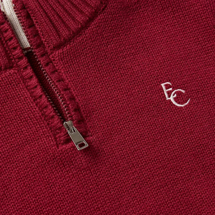 Eleanor Charles - The Quarter Zip in Burgundy
